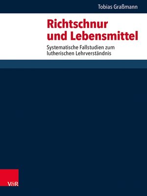cover image of Richtschnur und Lebensmittel